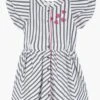 Catimini Parisian Stripe Girls Dress