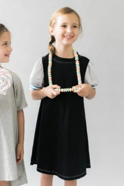 Vierra Rose Remy Girls Dress - Black -Deals New Girls Wear Store remyc