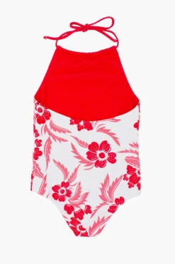 Kids Swimsuit Feather 4 Arrow Riviera - Blossom -Deals New Girls Wear Store riviera reversible one piece 4 barbados blossom