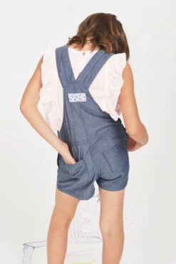 Jean Bourget Chambray Girls Romper -Deals New Girls Wear Store romper c