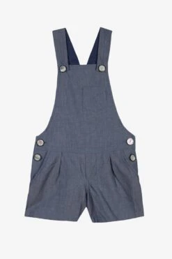 Jean Bourget Chambray Girls Romper -Deals New Girls Wear Store romper front 05690472 996b 4edb a119 796e35960c0e