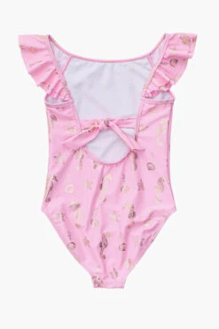 Snapper Rock Seahorse Sparkle Flutter Swimsuit -Deals New Girls Wear Store seahorse sparkle flutter swimsuit 4 pink