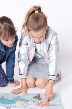 3pommes Sparkle Girls Skirt (Size 3/4 Left) -Deals New Girls Wear Store sparkle girls skirt 2 grey