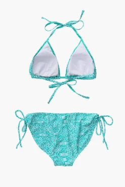 Snapper Rock Spearmint Spot Triangle Swim Set (Size 16 Left) -Deals New Girls Wear Store spearmint spot triangle bikini 2 mint