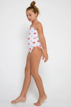 Girls Swimsuit Stella Cove Starfish And Anchor -Deals New Girls Wear Store starfish and anchor girls swimsuit 3 pearl