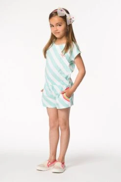 Billieblush Seafoam Girls Romper (Size 12 Left)