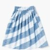 OMAMImini Striped Midi Girls Skirt - Blue