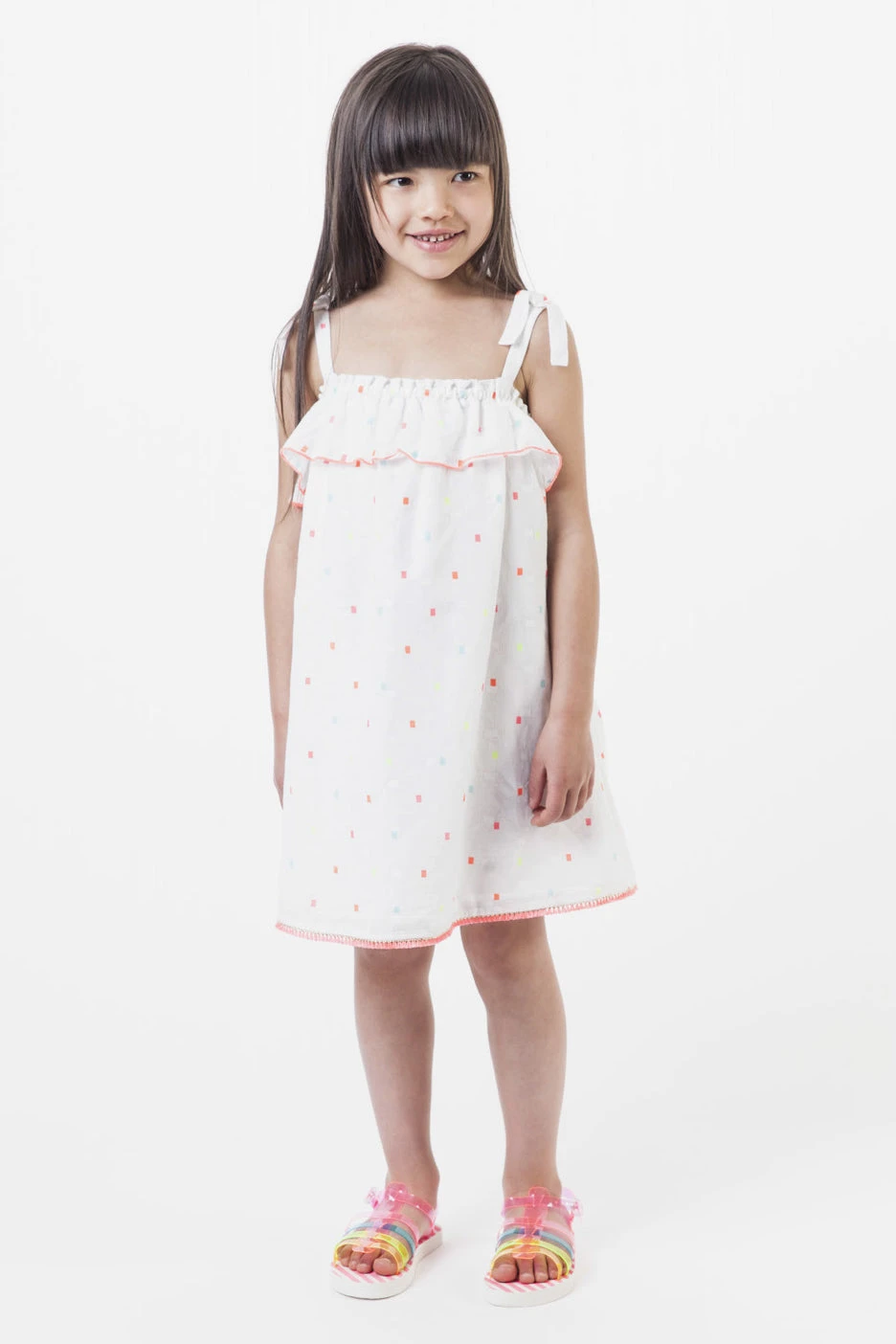 Billieblush Tiny Square Confetti Sundress 1 Billieblush Tiny Square Confetti Sundress