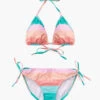 Snapper Rock Sunset Stripe Triangle Swim Set (Size 12 Left)