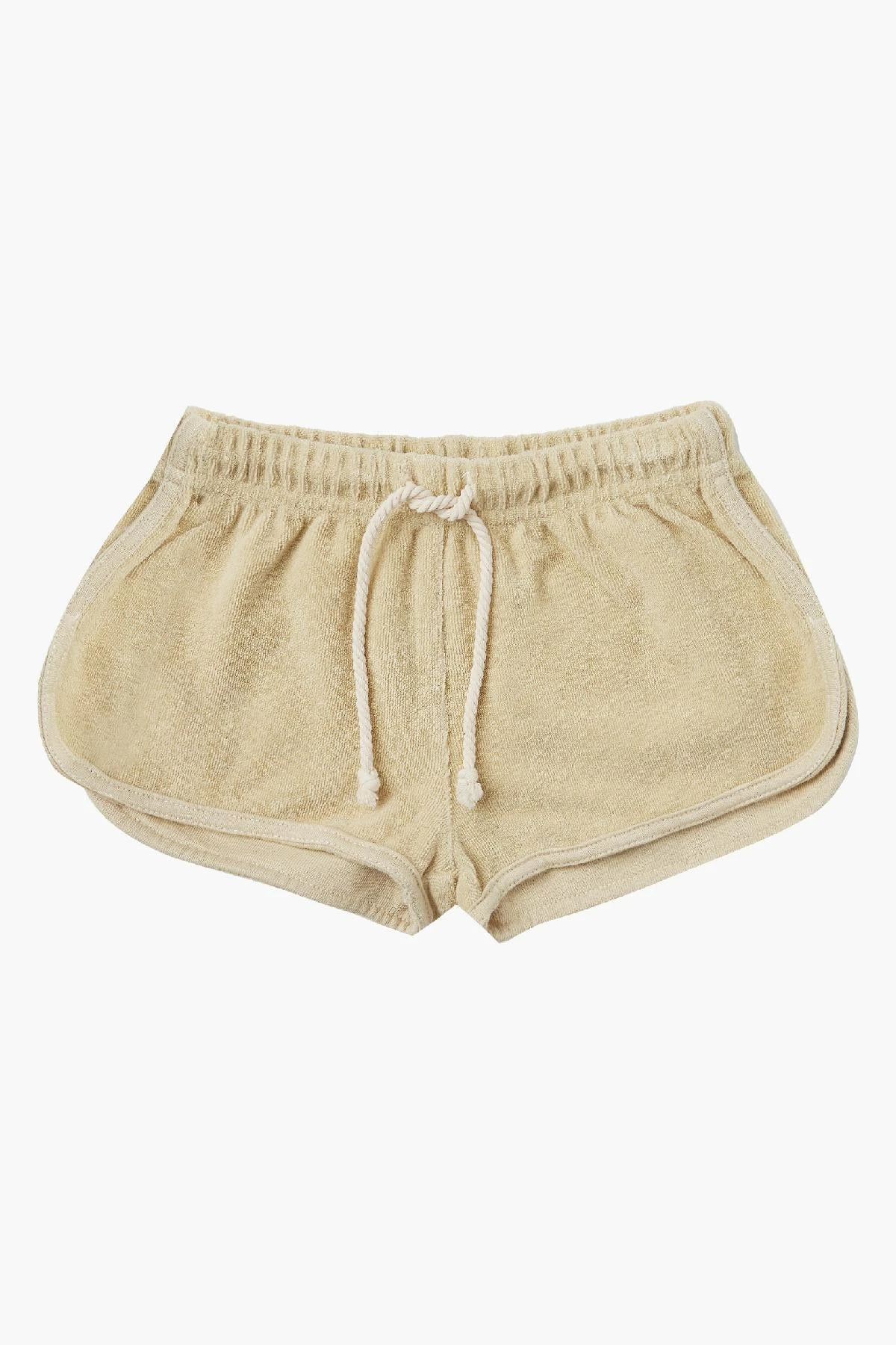 Rylee + Cru Terry Girls Shorts - Butter 2 Rylee + Cru Terry Girls Shorts - Butter - Image 2