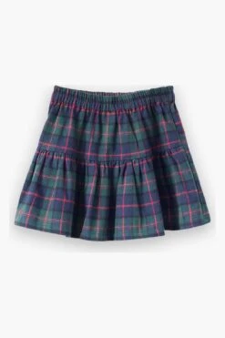 Beet World Tiered Girls Skirt - Green Plaid -Deals New Girls Wear Store tiered girls skirt green plaid 2 green plaid