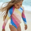 Kids Swimsuit Roxy Touch Of Rainbow (Size 4 Left)