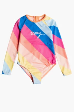 Kids Swimsuit Roxy Touch Of Rainbow (Size 4 Left) -Deals New Girls Wear Store touch of rainbow kids onesie 4 regatta over the rainbow