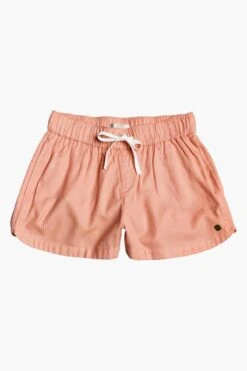 Roxy Una Mattina Girls Shorts - Terracotta (Size 4 Left)