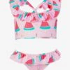 Snapper Rock Watermelon Ruffle Girls Swim Set