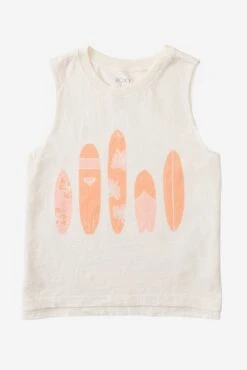 Deals New Girls Wear Store 20 Kids Shirt Roxy All Aboard White