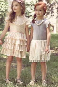 Imoga Yvette Girls Dress (Size 4 Left) -Deals New Girls Wear Store yvette girls dress 3 slate